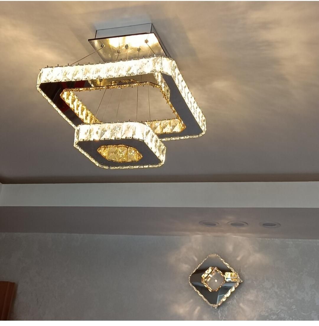 لوستر الماس.کهکشانی مربع .AC light|لوستر و چراغ آویز|تهران, سنگلج (شاپور)|دیوار