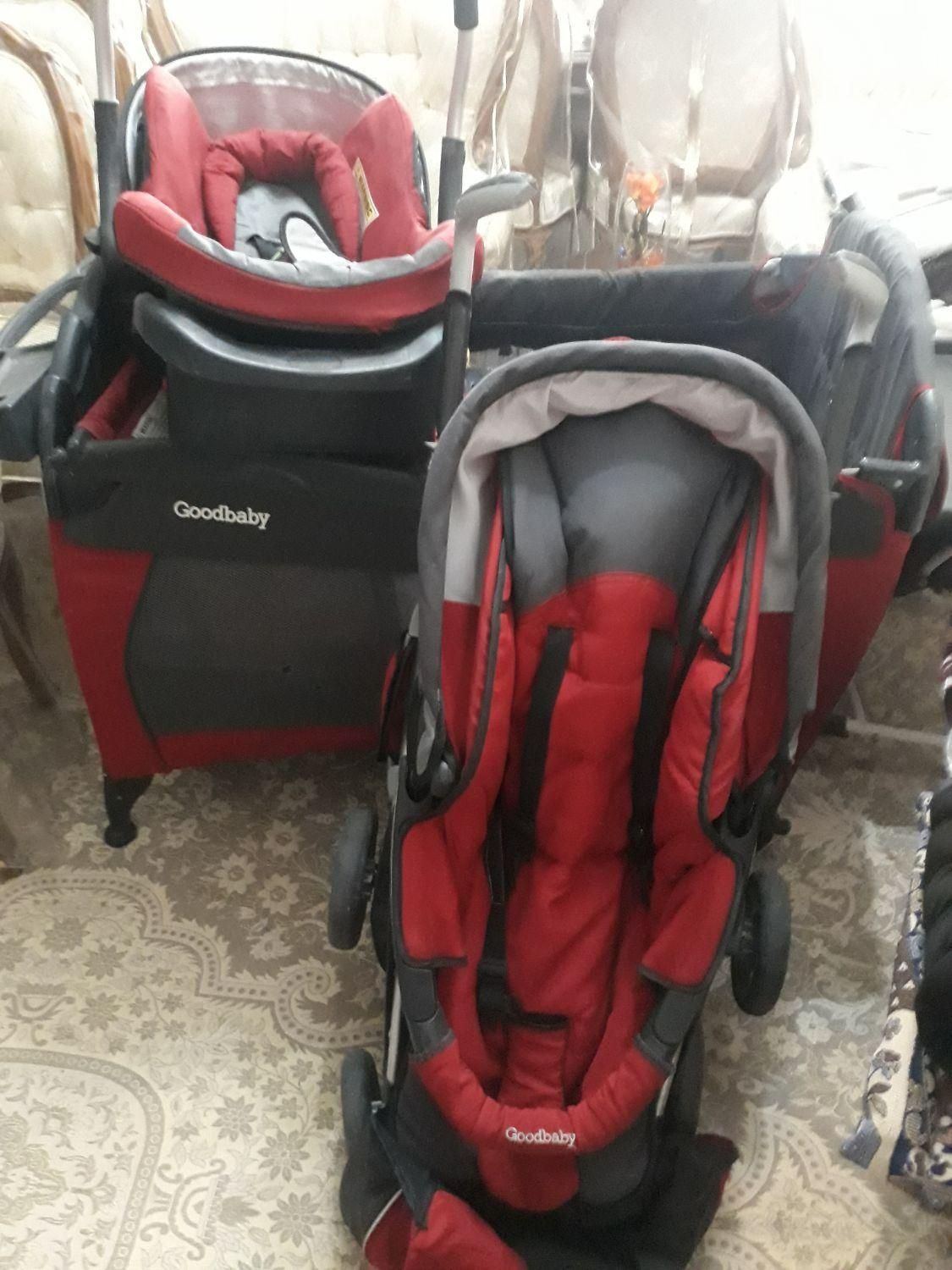 ست کامل تخت کودک برندgood baby|تخت و صندلی بچه|تهران, فردوس|دیوار