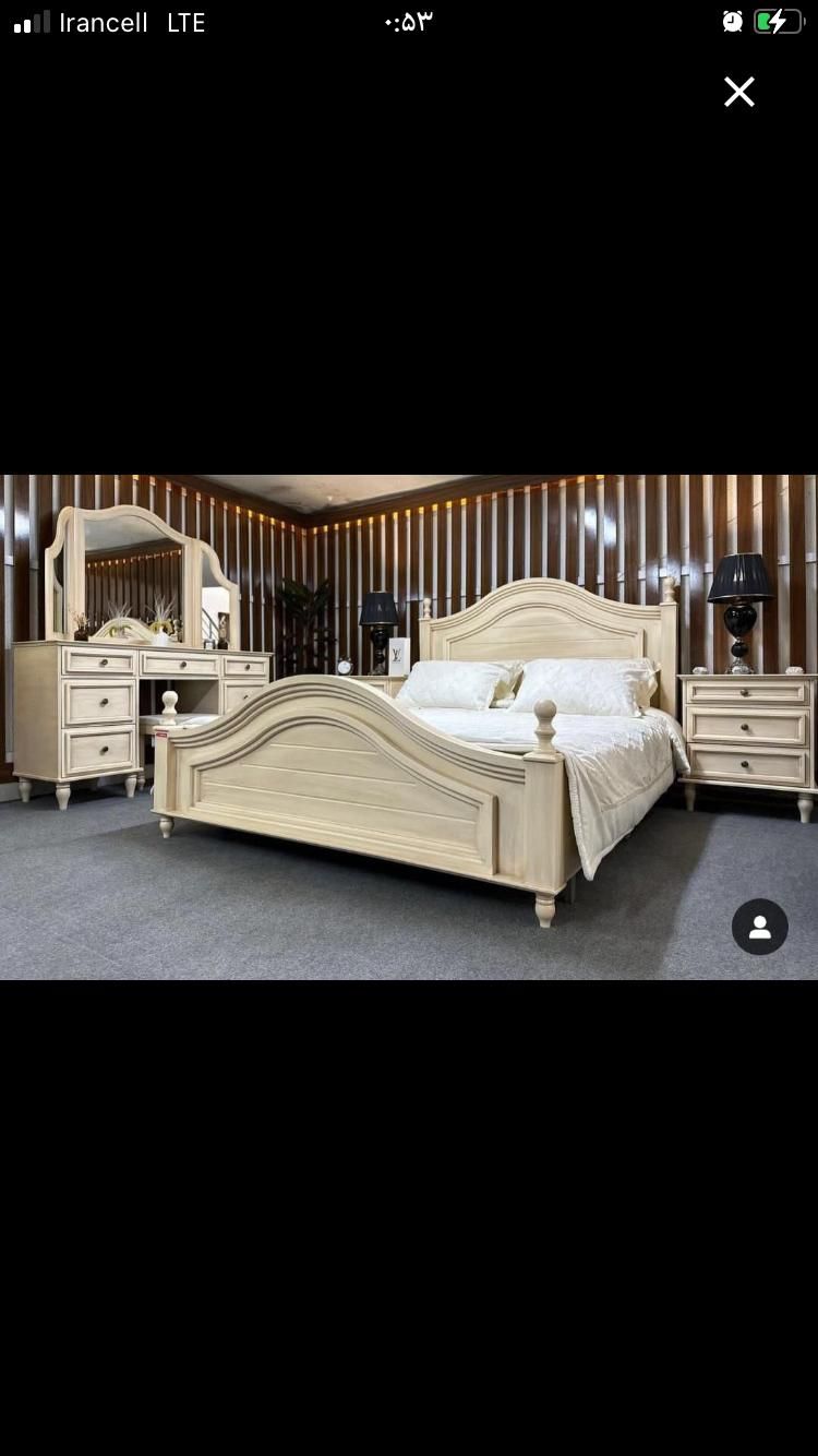 تخت خواب+سرویس خواب انتیک ۲|تخت و سرویس خواب|مشکیندشت, |دیوار