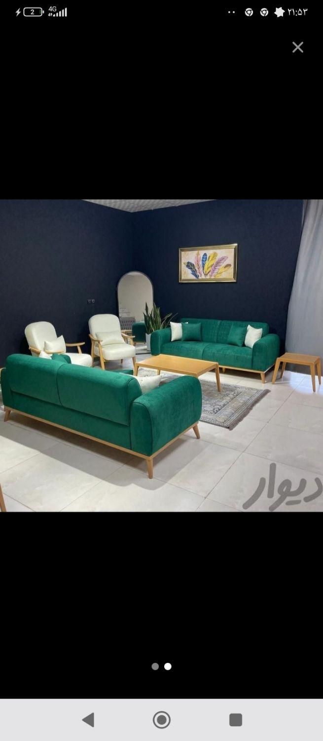 مبل مینی مال پارچه نانو ضد لک فوم سرد 40% زیر قیمت|مبلمان خانگی و میز عسلی|قزوین, |دیوار