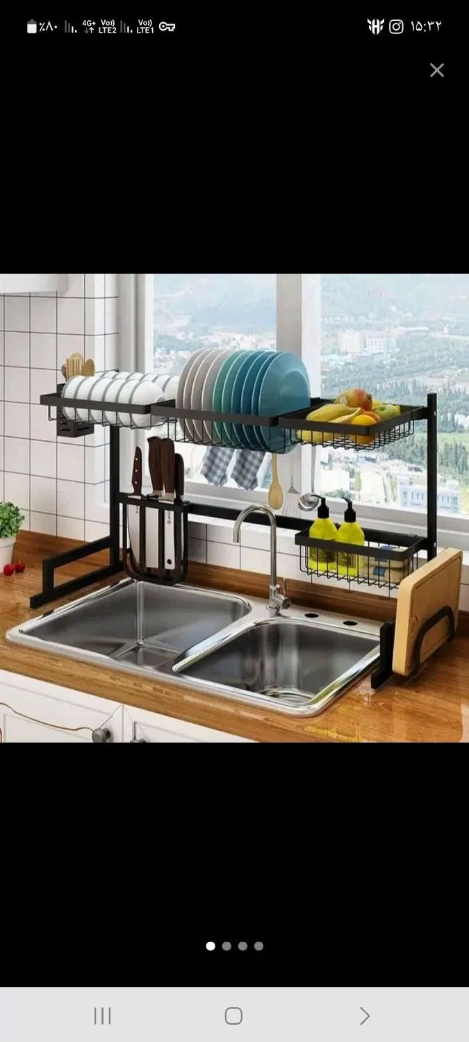 آبچکان پشت پنجره ای|آب‌چکان و نظم‌دهنده ظروف|تهران, آذری|دیوار