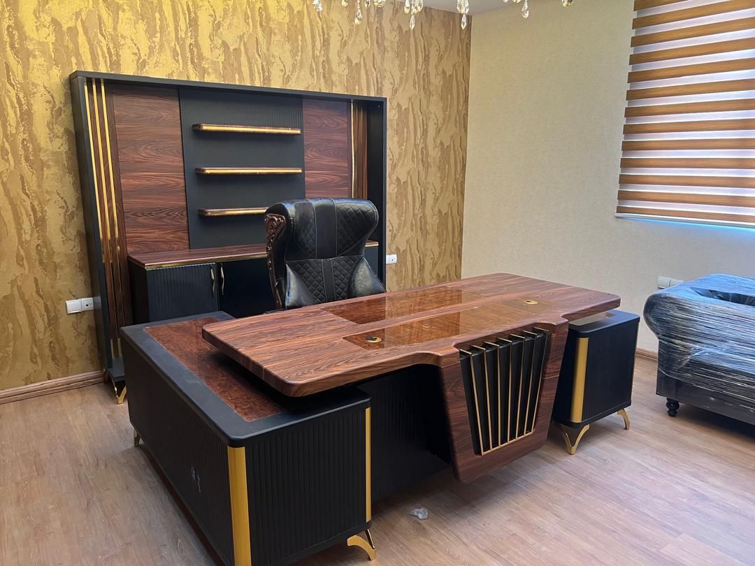 مبلمان اداری تمام لمسه ی مشکی|دفتر کار|اصفهان, احمدآباد|دیوار