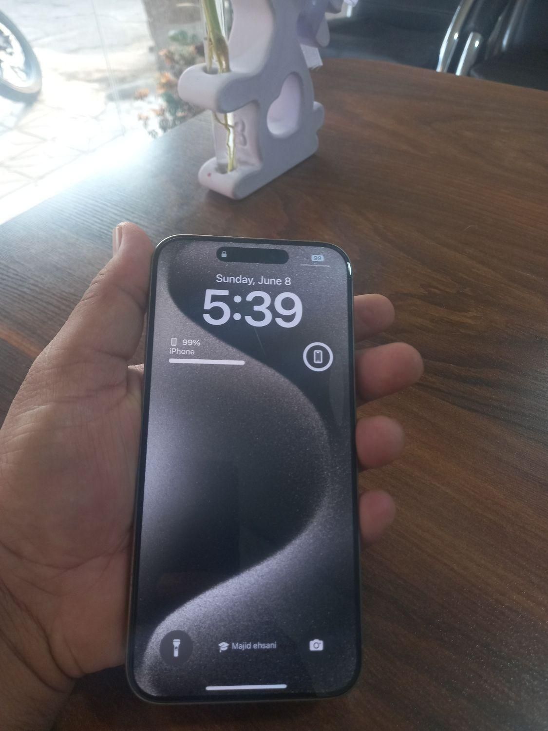 اپل iPhone 15 Pro Max با حافظهٔ ۲۵۶ گیگابایت|موبایل|تربت جام, بیست متری منبع آب|دیوار