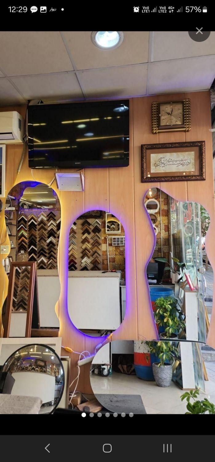 آینه قدی آینه دفرمه آینه پازلی آینه دکوراتیو شیشه|آینه|تهران, ستارخان|دیوار