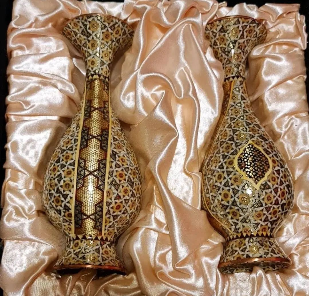 گلدان مس و فیروزه و خاتم و شکلات خوری|صنایع دستی و سایر لوازم تزئینی|کرج, فاز ۱ مهرشهر|دیوار