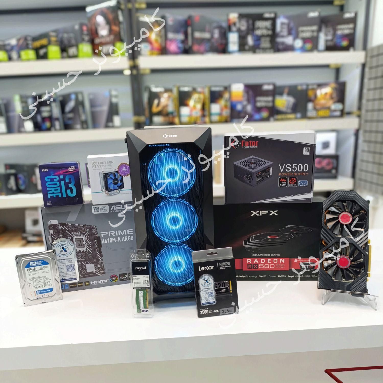 کیس و کامپیوتر گیمینگ خفن نسل۱۳ رم۱۶ DDR5 گرافیک۸|رایانه رومیزی|مشهد, حجت|دیوار
