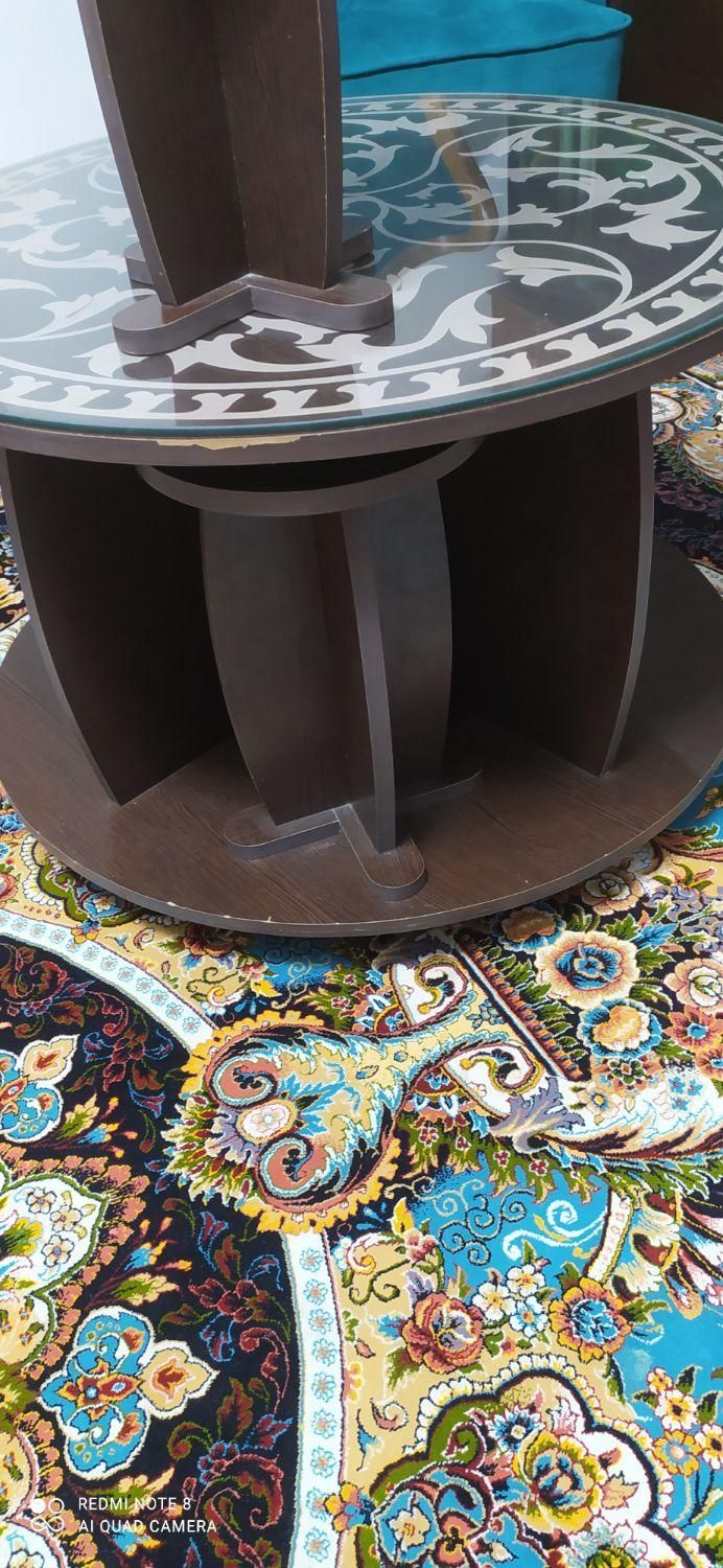 میز جلو مبلی و۴ عدد عسلی|مبلمان خانگی و میز عسلی|رشت, پاره بیجار|دیوار