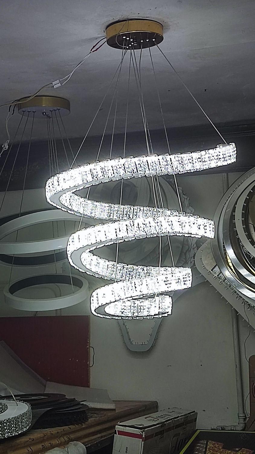 لوستر مدرن کریستالی|لوستر و چراغ آویز|کرج, حیدرآباد|دیوار
