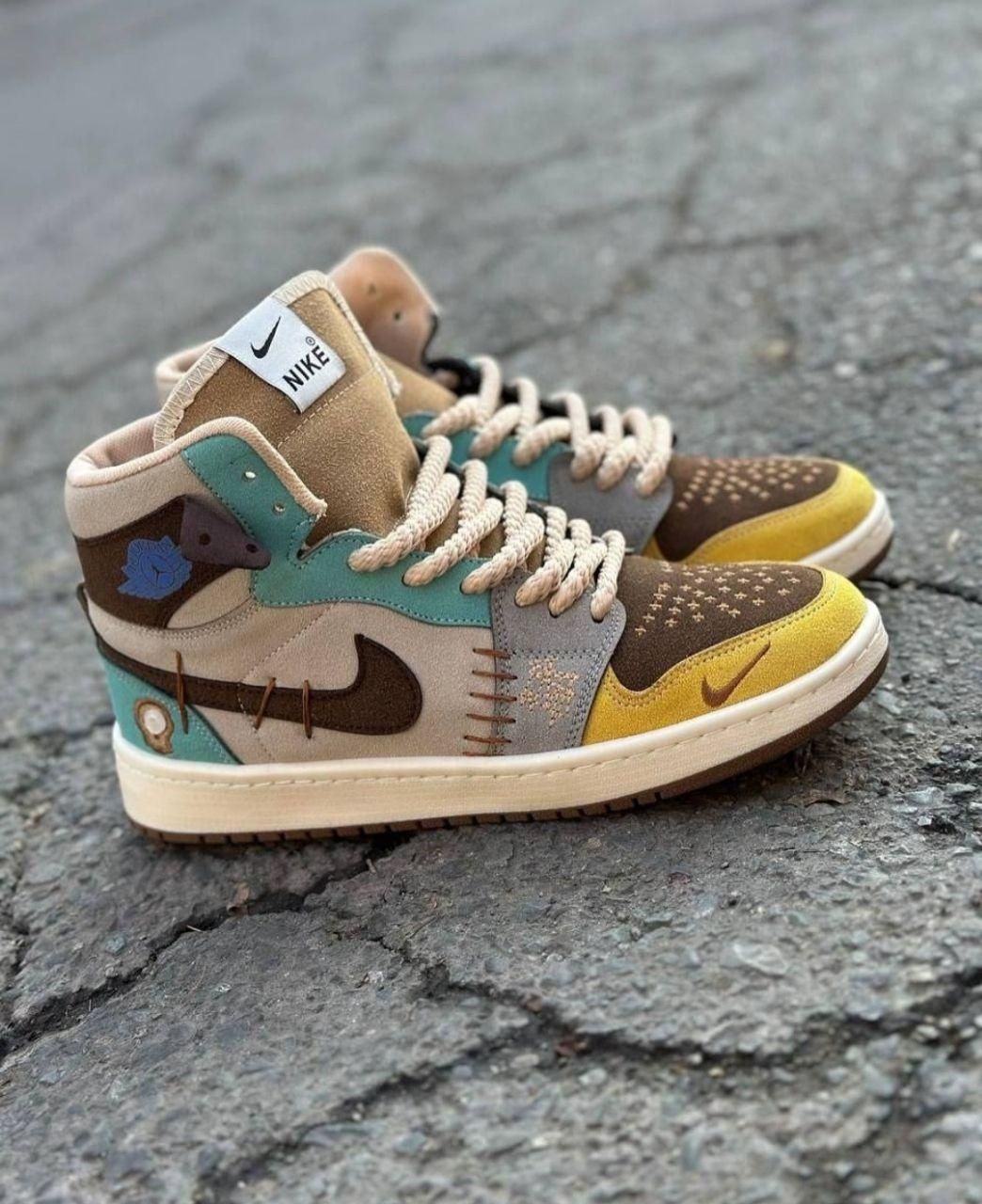 کتونی نایک جردن وودو ساقدار سفید کرم سبز Nike کفش|کیف، کفش، کمربند|تهران, تاکسیرانی|دیوار