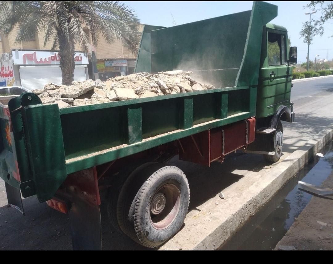 حمل و نقل سنگ . شن و ماسه . نخاله با بنز 6تن|خدمات حمل و نقل|میناب, |دیوار