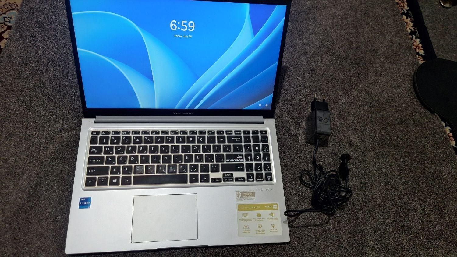 VivoBook ایسوس Core i7 نقره‌ای SSD 512GB|رایانه همراه|تهران, فلاح|دیوار