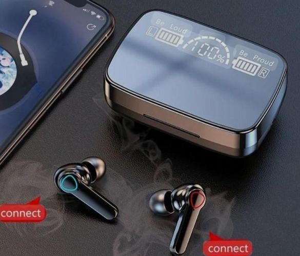 ایرپاد بلوتوث m19پرو پاوربانک باتری بزرگ هندزفری|لوازم جانبی موبایل و تبلت|قم, نیروگاه|دیوار