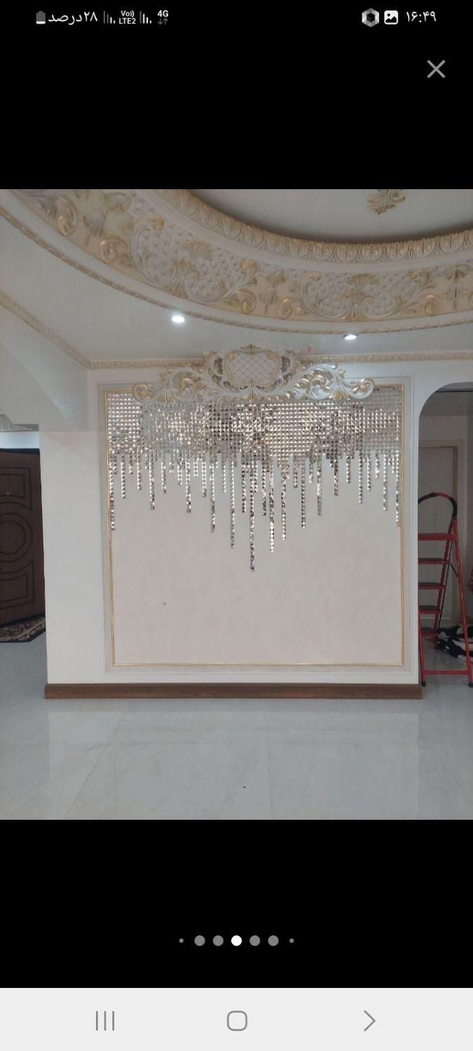 نقاشی کناف وساختمان. پتینه کاری.ورق طلا.|خدمات پیشه و مهارت|کرمانشاه, |دیوار