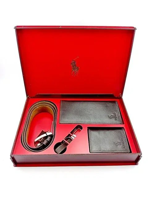 ست هدیه کیف و کمربند مردانه چرم طبیعی طرح POLO|کیف، کفش، کمربند|تهران, نیروی هوایی (پیروزی)|دیوار