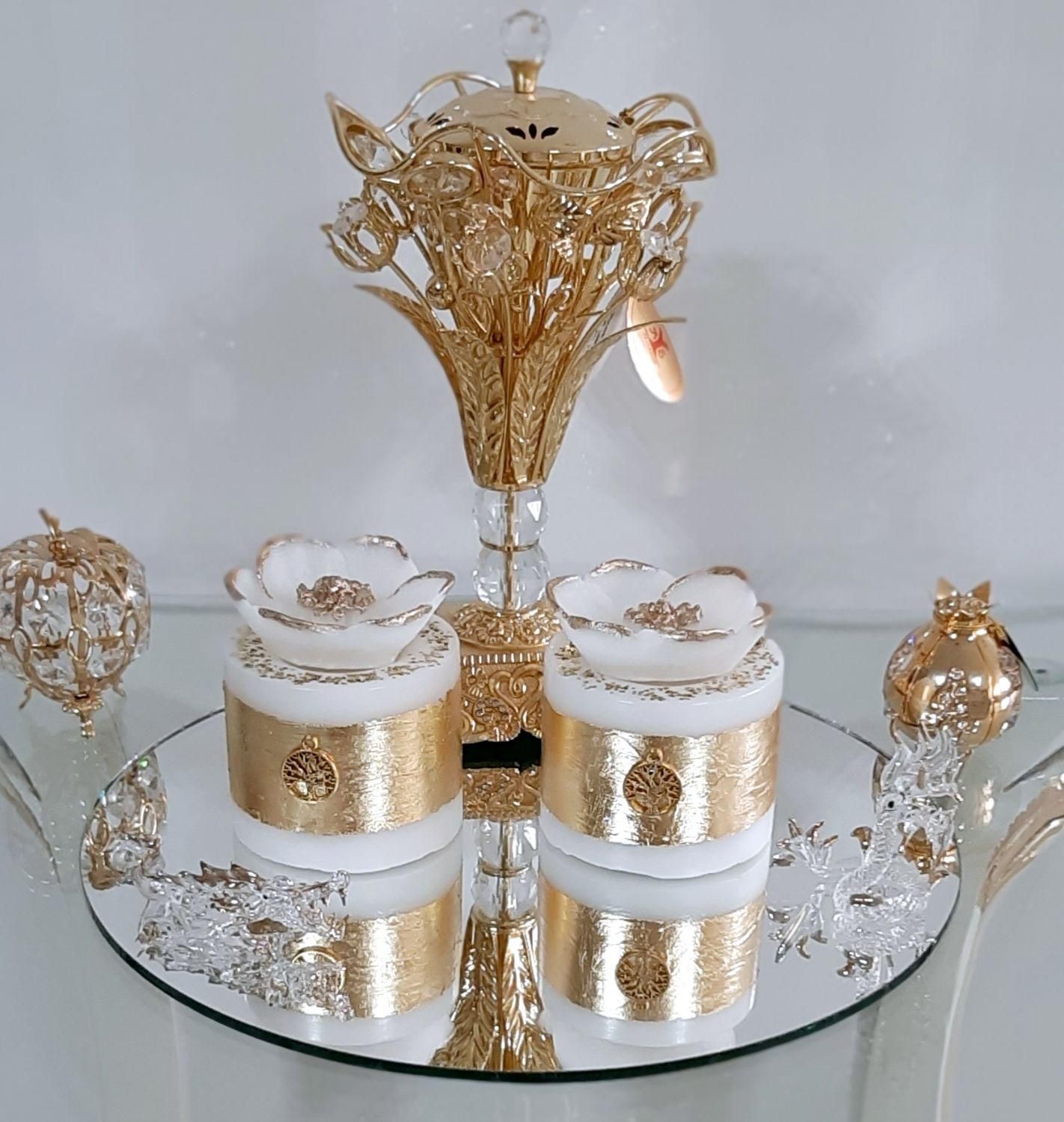 شمع ورق طلا|صنایع دستی و سایر لوازم تزئینی|مشهد, آزادشهر|دیوار