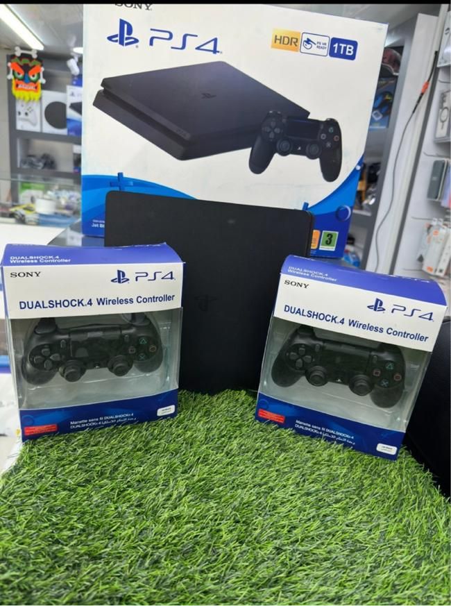 Ps4 slim 1T ۲ دسته|کنسول، بازی ویدئویی و آنلاین|فردیس, |دیوار
