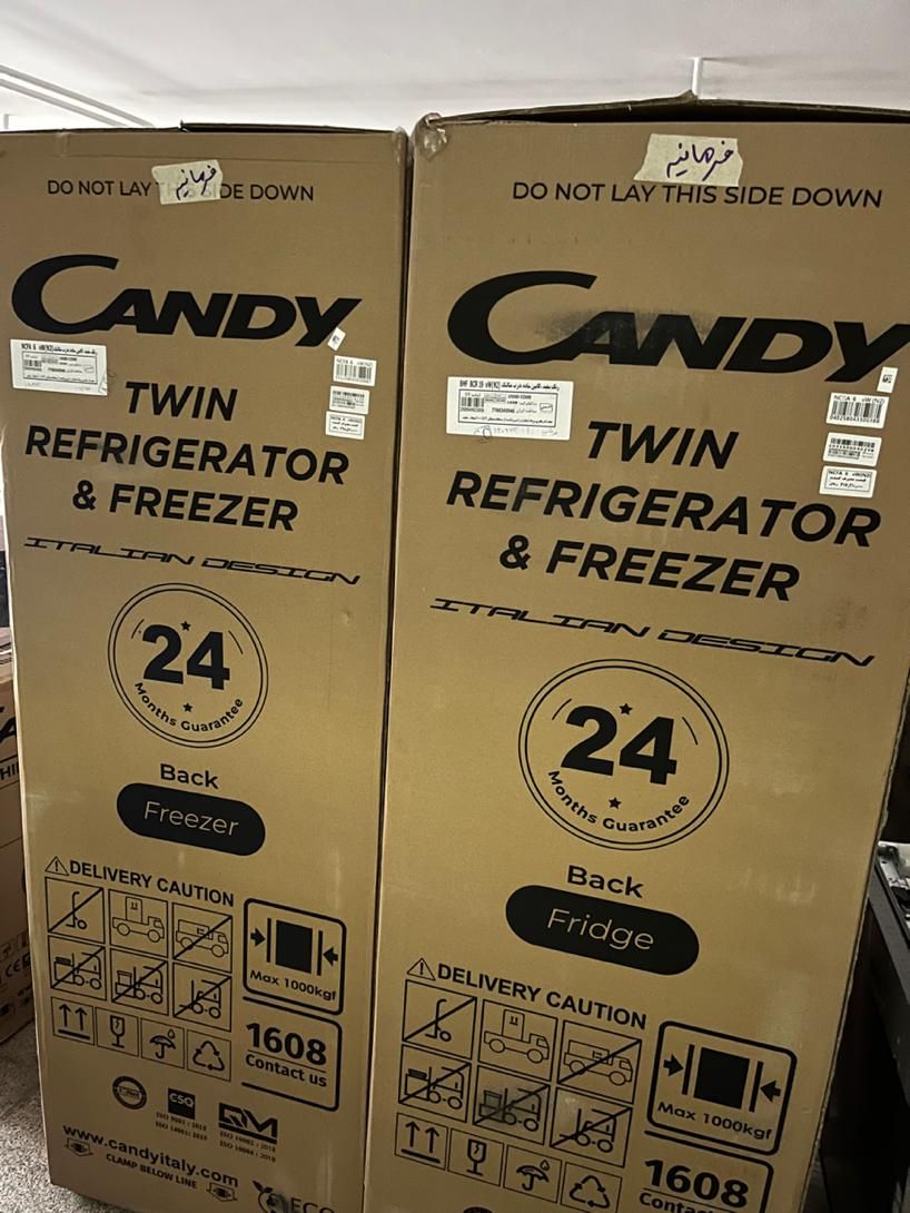یخچال فریزر دوقلو نو CANDY رنگ سفید|یخچال و فریزر|تهران, فرمانیه|دیوار