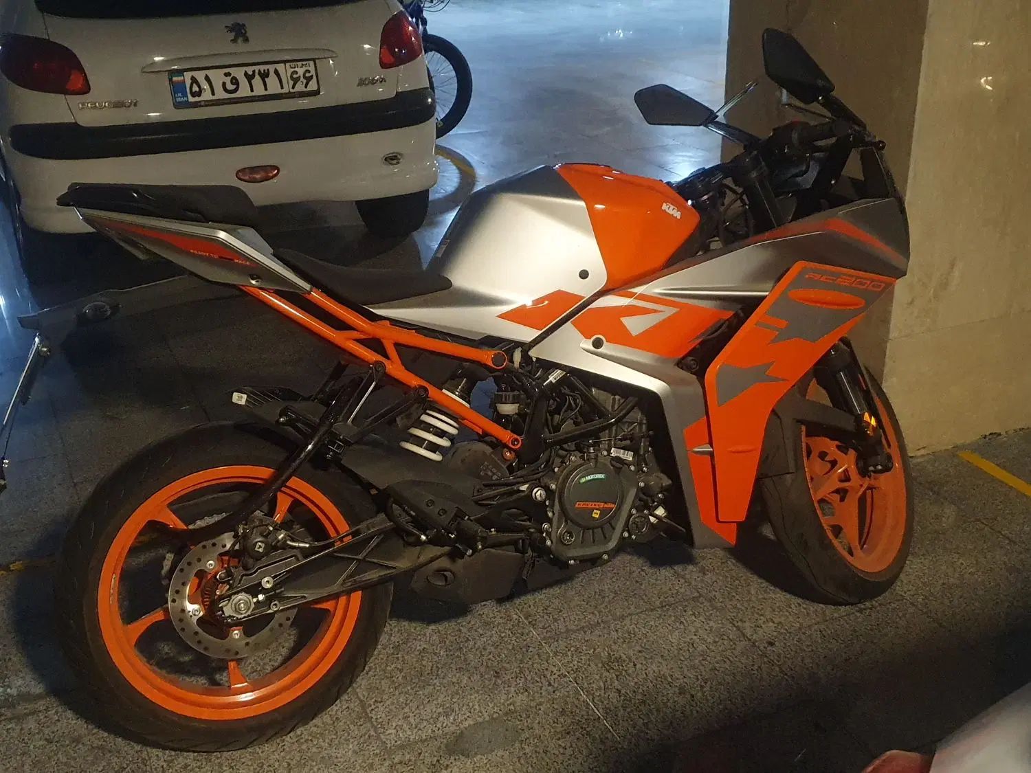 موتور KTM  rc200|موتورسیکلت|تهران, جنت‌آباد مرکزی|دیوار