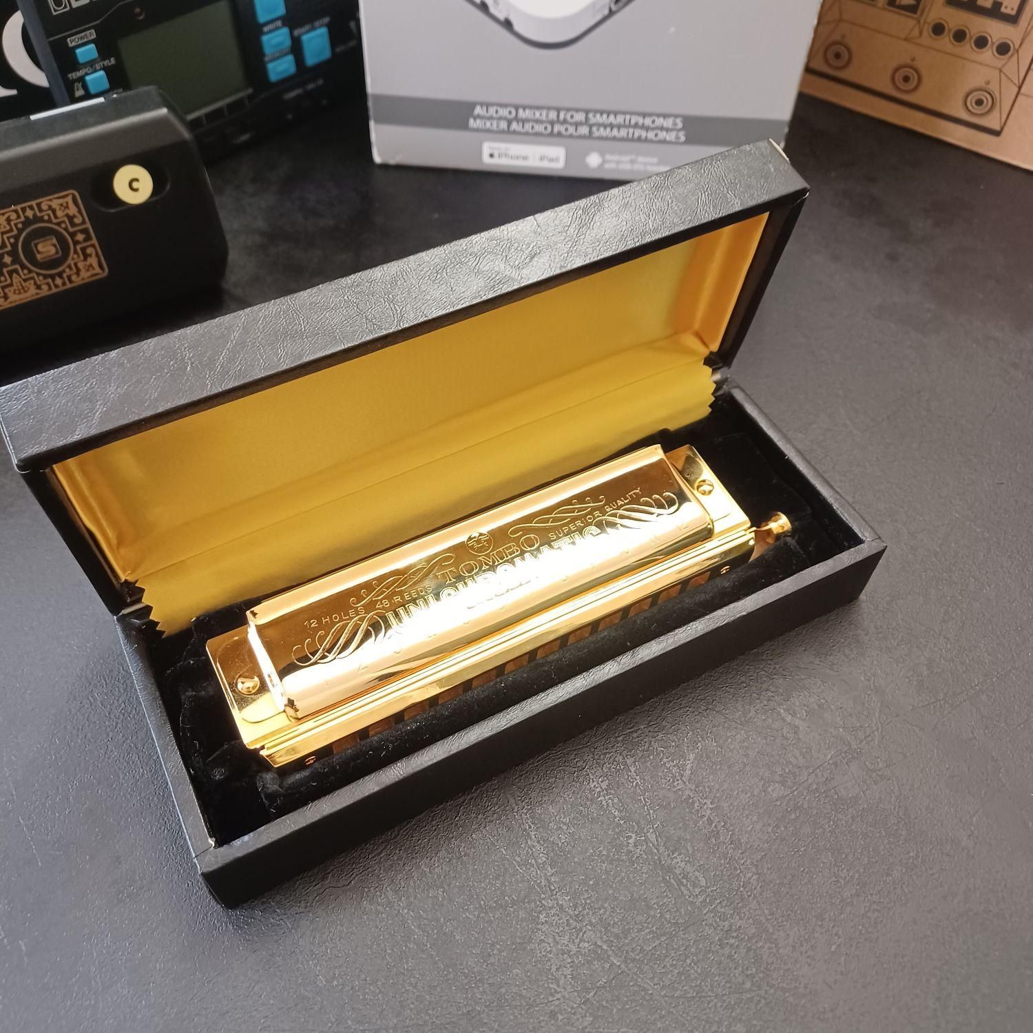 ساز دهنی کروماتیک تامبو Tombo۱۲۴۸ Gold|سازهای بادی|تهران, مهران (سیدخندان)|دیوار