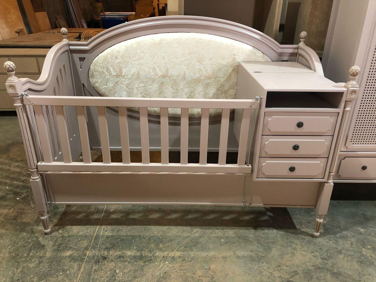 سرویس کودک تمام چوب و روکش رنگ‌شده پاسارگاد|تخت و سرویس خواب|تهران, ازگل|دیوار