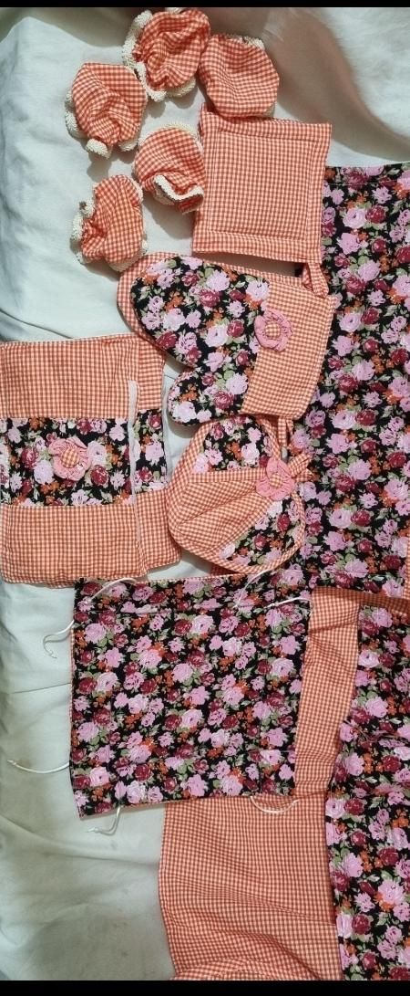 سرویس دمکنی آشپزخانه 25پارچه|سفره، حوله، دستمال آشپزخانه|تهران, شهرک ولیعصر جنوبی|دیوار