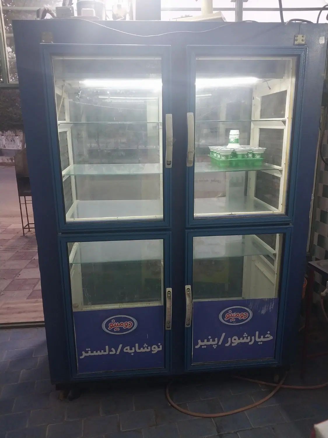 یخچال ویترینی۴درب موتوردامفوس آلمان آک به شرط تست|یخچال و فریزر|علی‌آباد کتول, |دیوار