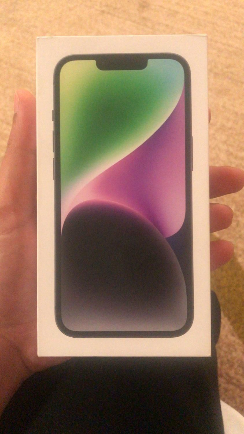 اپل iphone 14 نرمال ۱۲۸ گیگ آکبند رجیستر شده|موبایل|اصفهان, ملک‌شهر|دیوار
