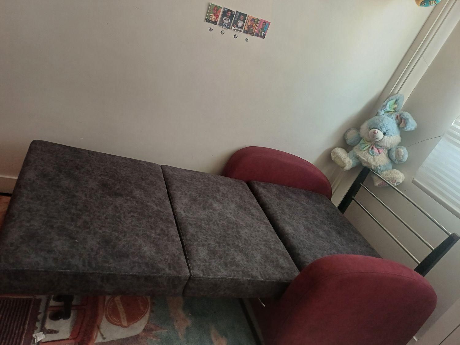 مبل تک نفره تخت خواب شو|مبلمان خانگی و میز عسلی|تهران, جی|دیوار