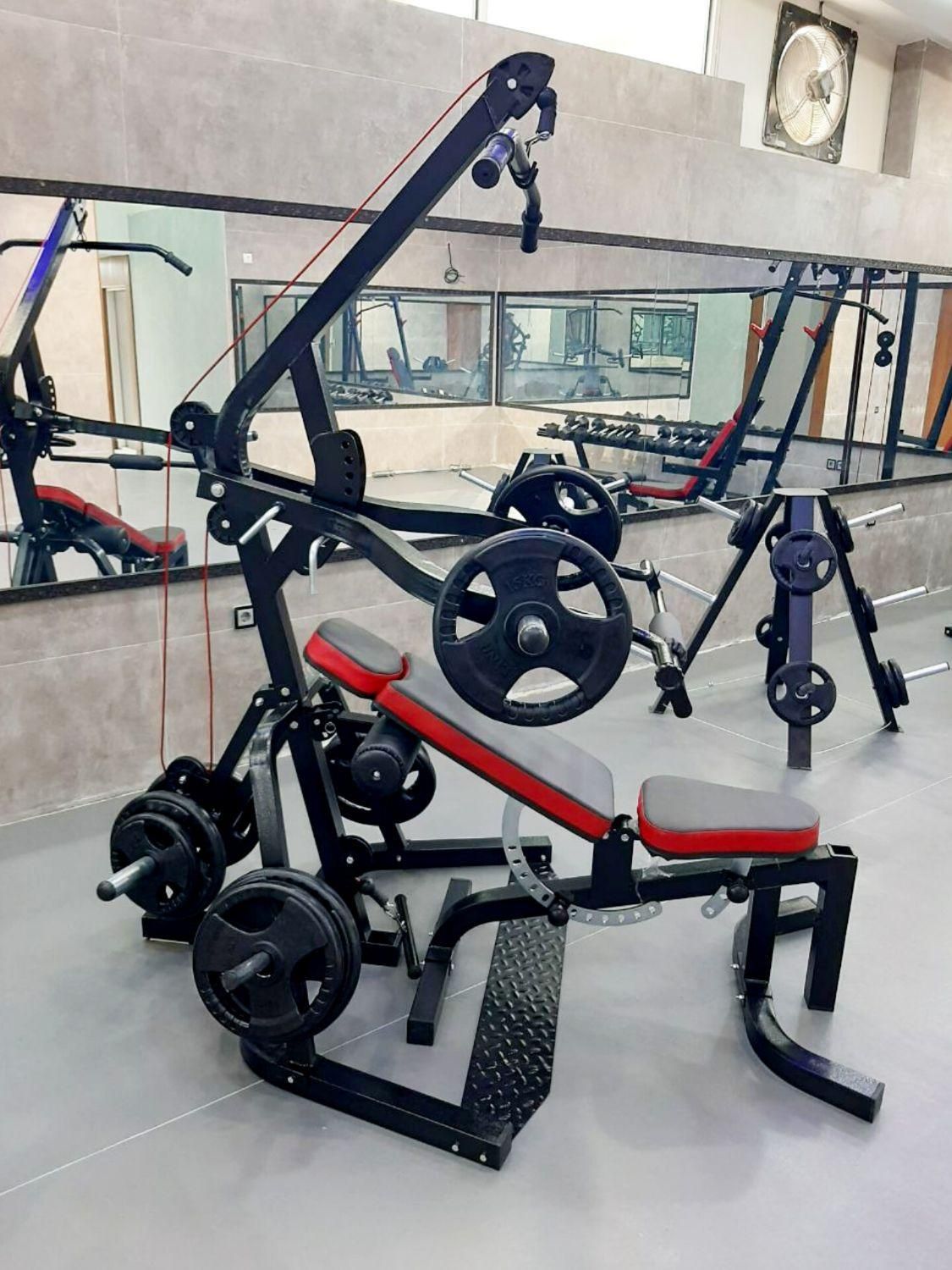 دستگاه بدنسازی باشگاهی/خانگی سیمکش بالاوپایین|تجهیزات ورزشی|رشت, دیانتی|دیوار