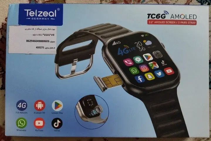 ساعت سیمکارتی برند تنزیل TC6G به همراه ایرپاد نو|ساعت|اصفهان, شیخ اشراق|دیوار