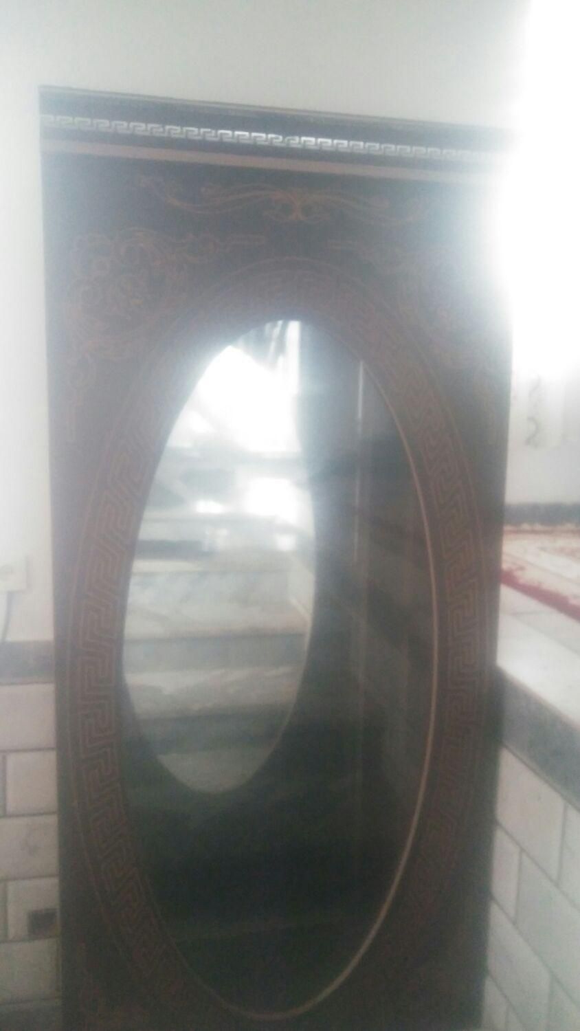 ویترین اینه دار چوبی|بوفه، ویترین، کنسول|آزادشهر, |دیوار