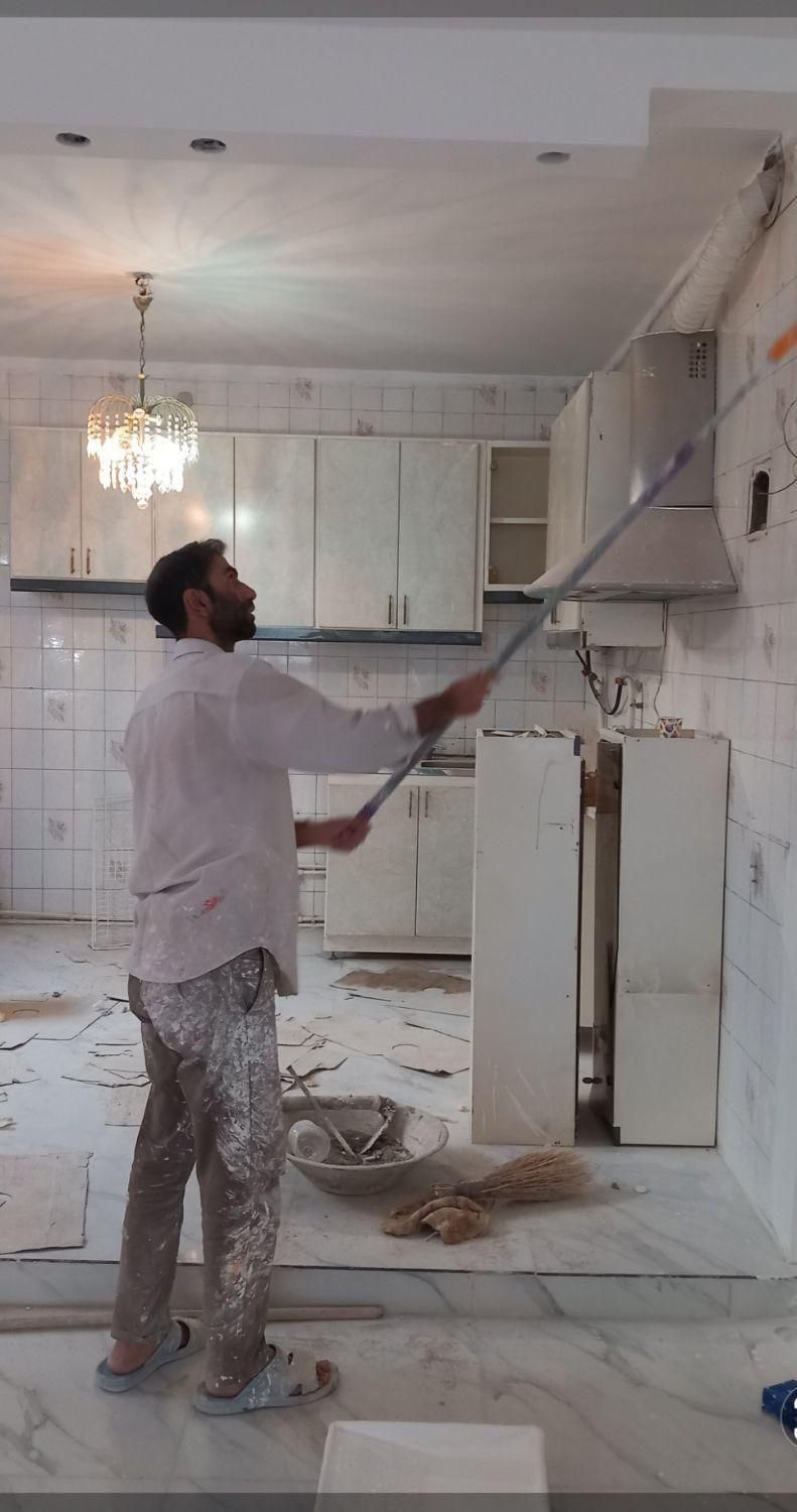 نقاشی ساختمانی شیری|خدمات پیشه و مهارت|تبریز, |دیوار