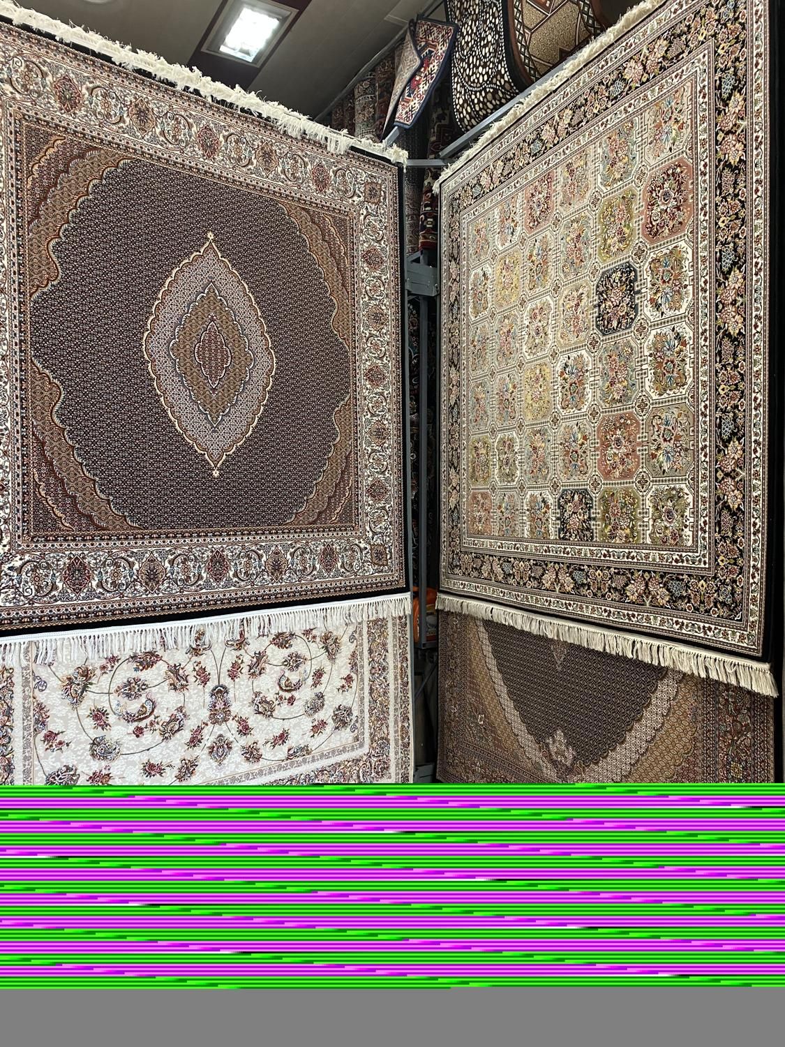 فرش ماشینی 1000 شانه مربع 2×2 طرح دستباف|فرش|تبریز, |دیوار