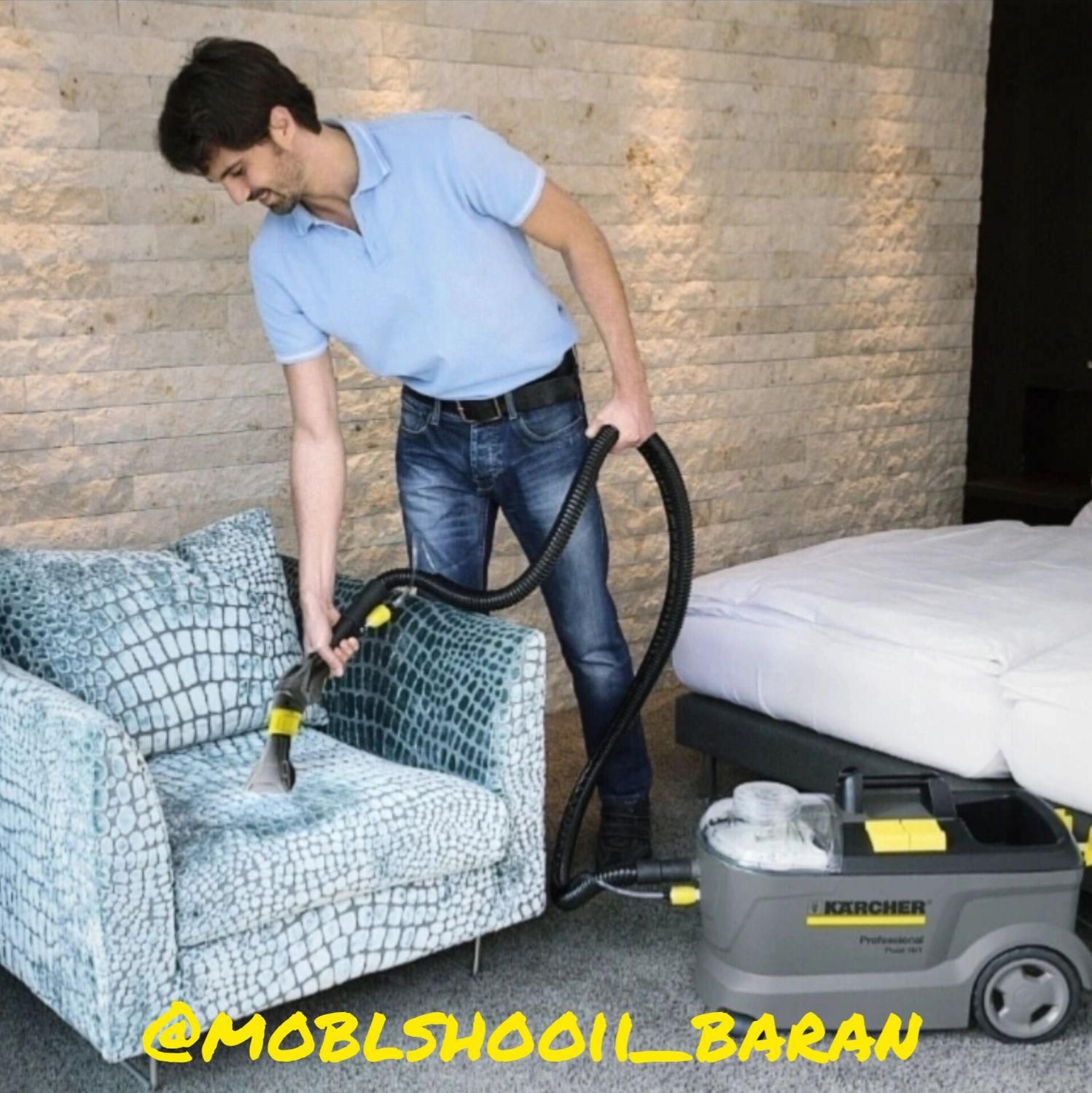 مبل شویی با دستگاه و شوینده آلمانی|خدمات نظافت|لنگرود, |دیوار