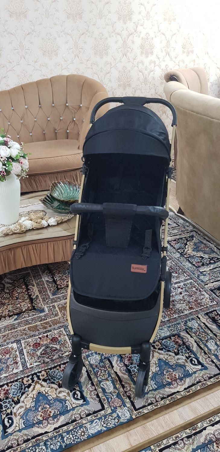 کالسکه عصایی بسیارشیک وزیبا مناسب سیسمونی|کالسکه و لوازم جانبی|همدان, |دیوار