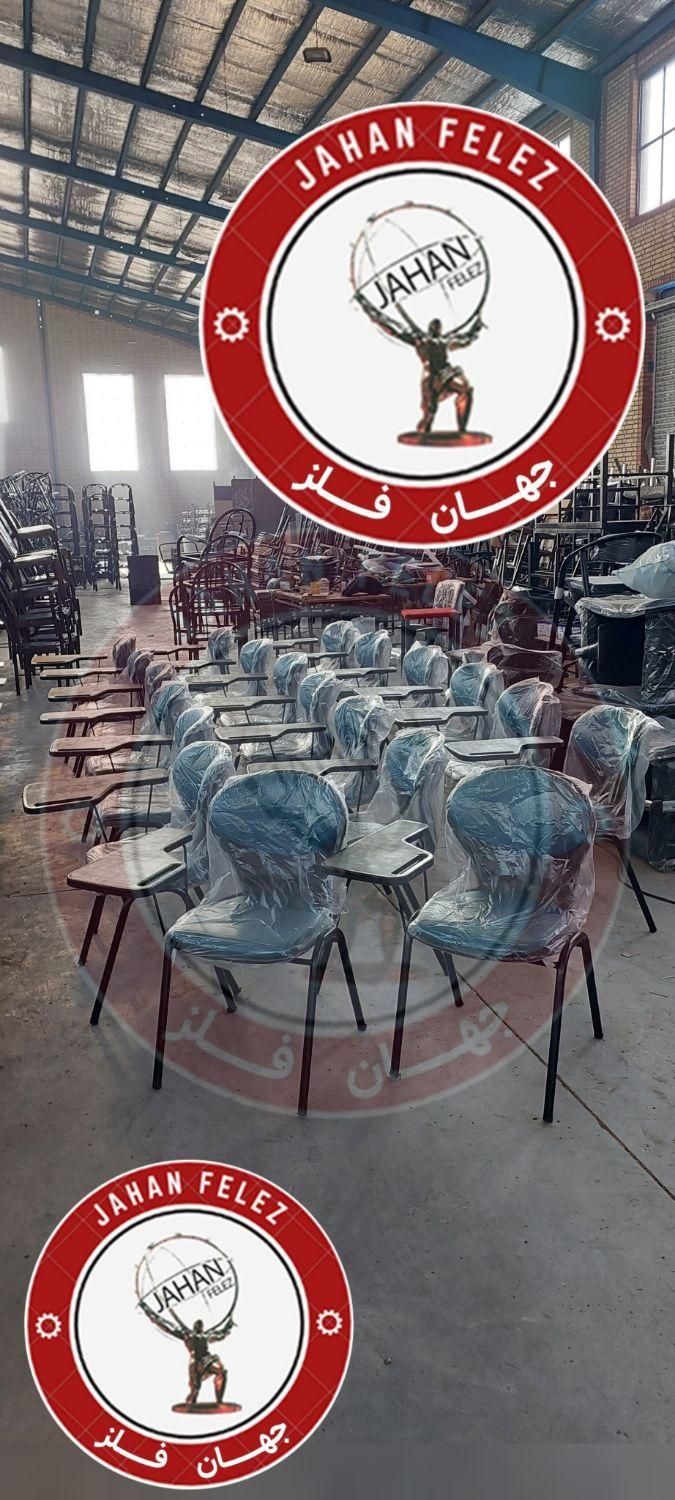 صندلی دانشجویی/محصلی دسته دار/آموزشی (سبز درباری)|صندلی و نیمکت|رباط‌کریم, |دیوار