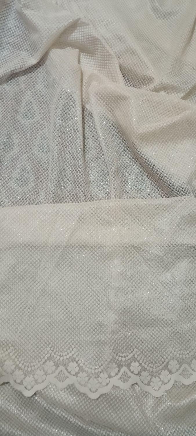 پرده تور ترک لب حاشیه|پرده، رانر، رومیزی|اصفهان, احمدآباد|دیوار