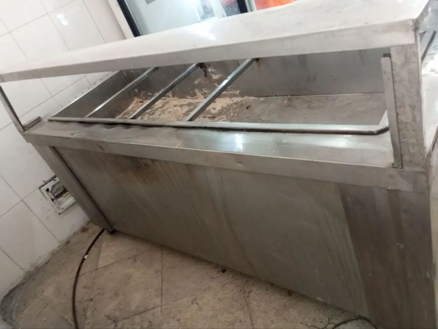 کانتر گرم، گرم کن غذا دو متری استیل ورق ضخیم|کافی‌شاپ و رستوران|مشهد, مصلی (کارمندان اول)|دیوار