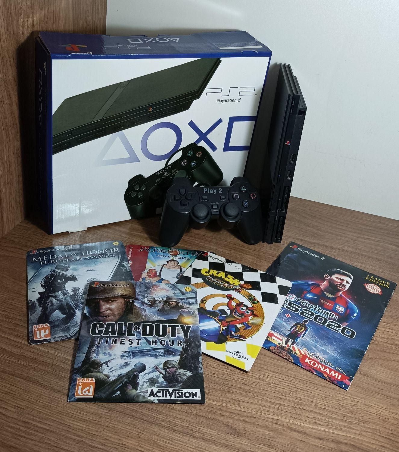 Ps2 slim-پی اس۲ اسلیم با جعبه|کنسول، بازی ویدئویی و آنلاین|رشت, فخب|دیوار
