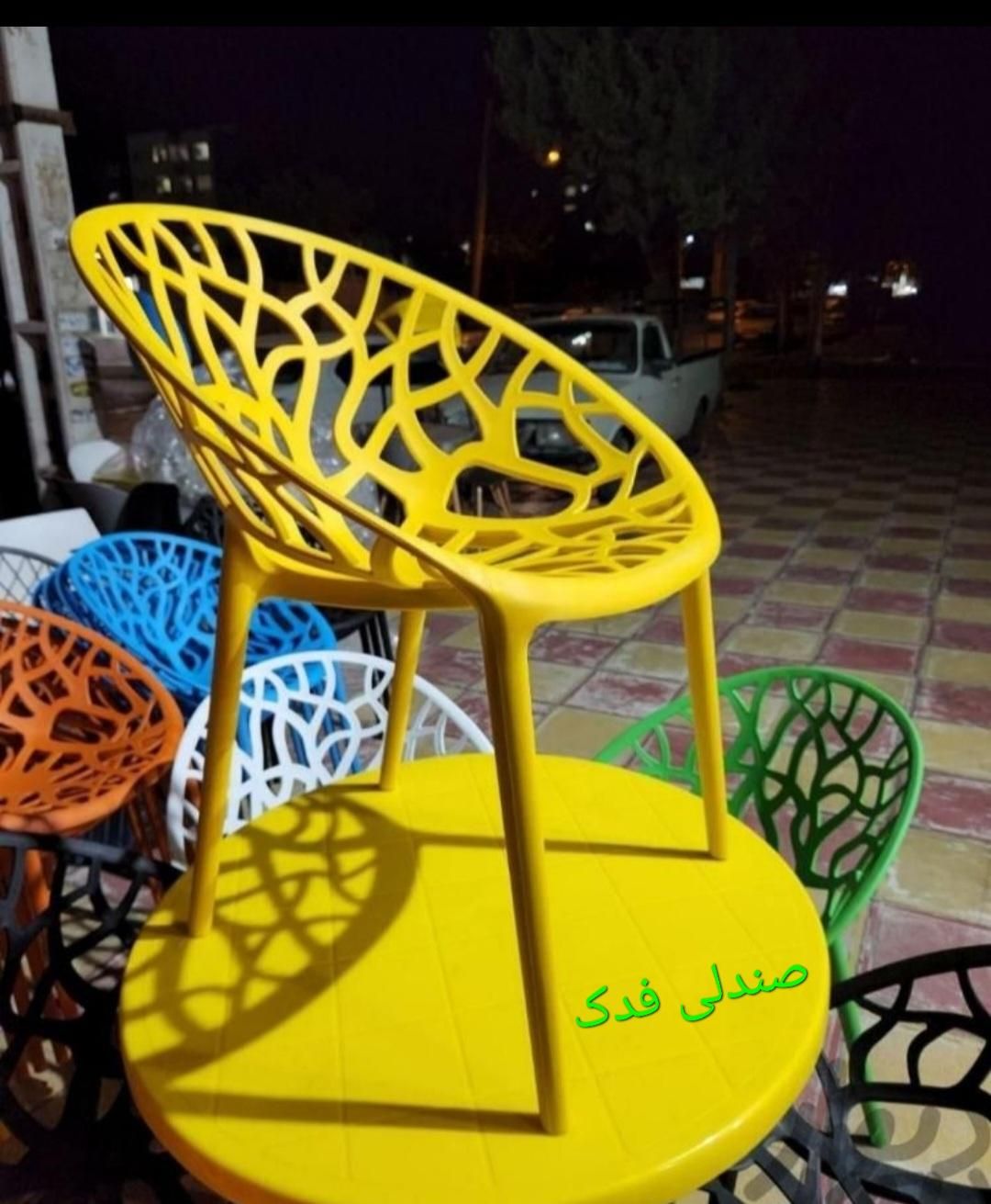صندلی و میز پلاستیکی پایه فلزی (تکی و عمده)|صندلی و نیمکت|شهریار, شهریار|دیوار