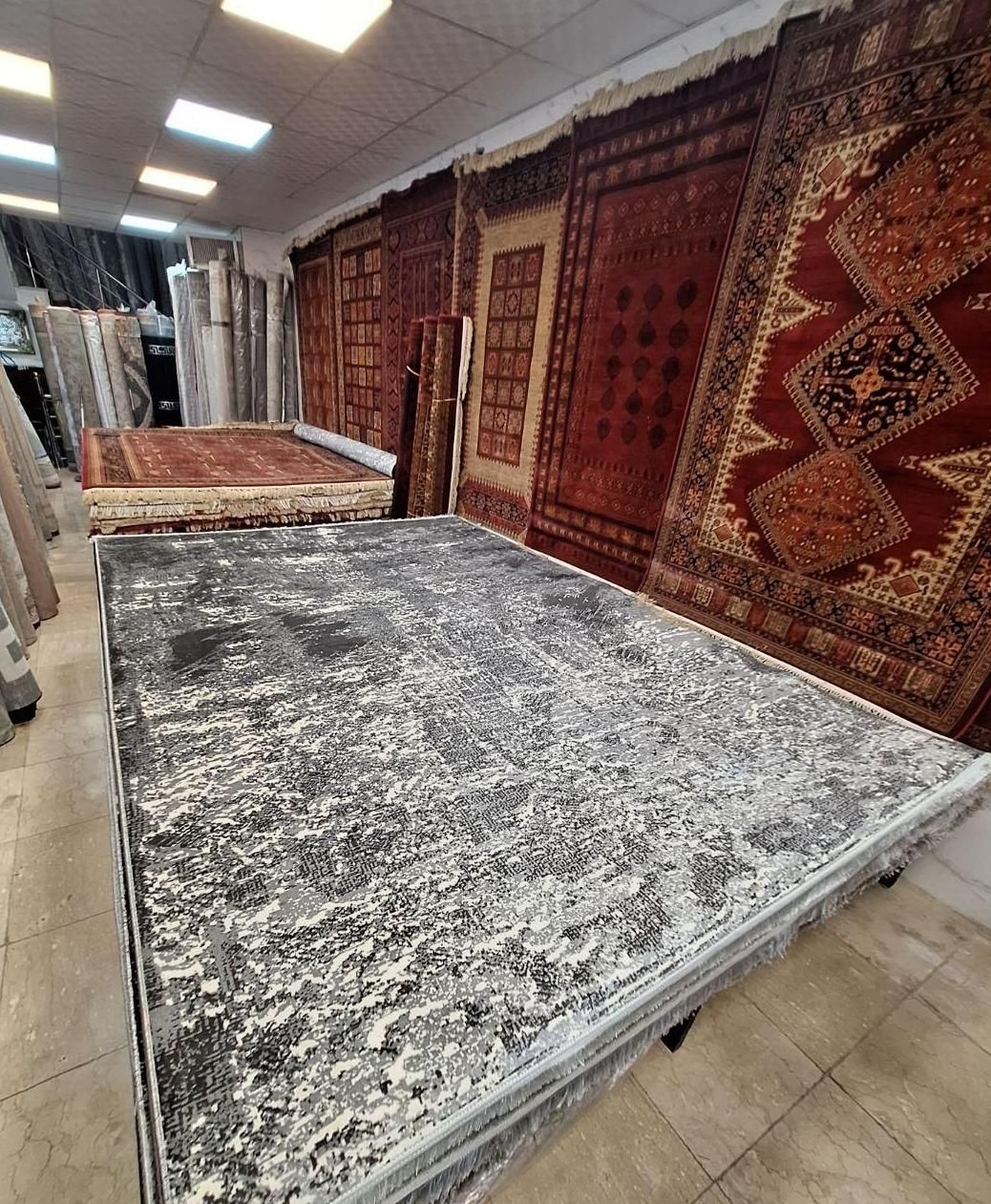 قالیچه پنیه ابریشمی ۶ متری مدل اریسا|فرش|مشهد, امیر|دیوار