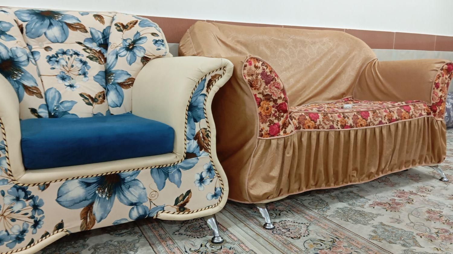 مبل راحتی 7نفره|مبلمان خانگی و میز عسلی|قائن, |دیوار