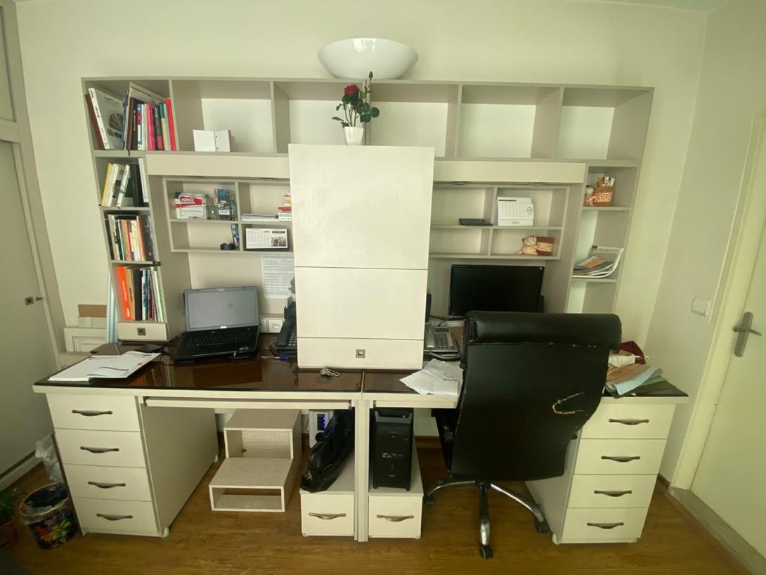 میز تحریر کار اداری،کتابخانه،جای پرینتر،کیس و غیره|میز تحریر و کامپیوتر|تهران, باغ فیض|دیوار