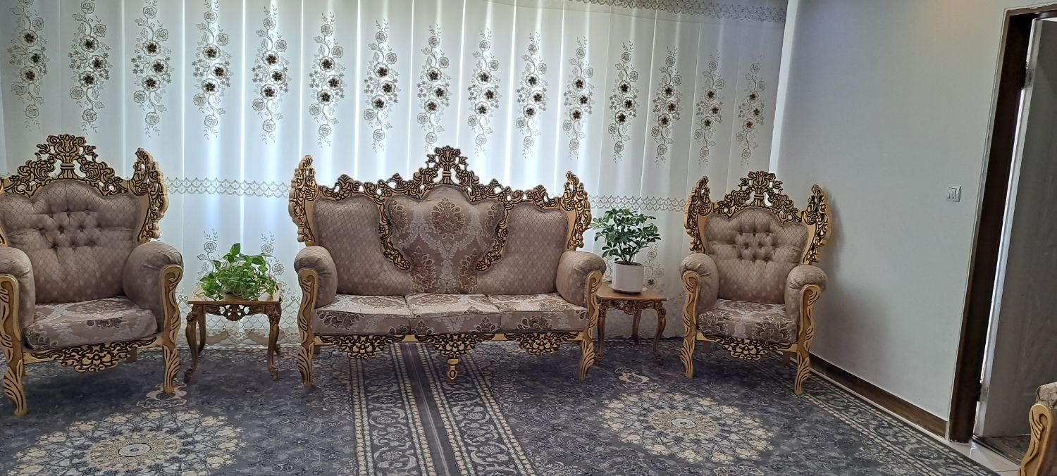 مبلمان استیل 7نفره|مبلمان خانگی و میز عسلی|شهریار, شهریار|دیوار