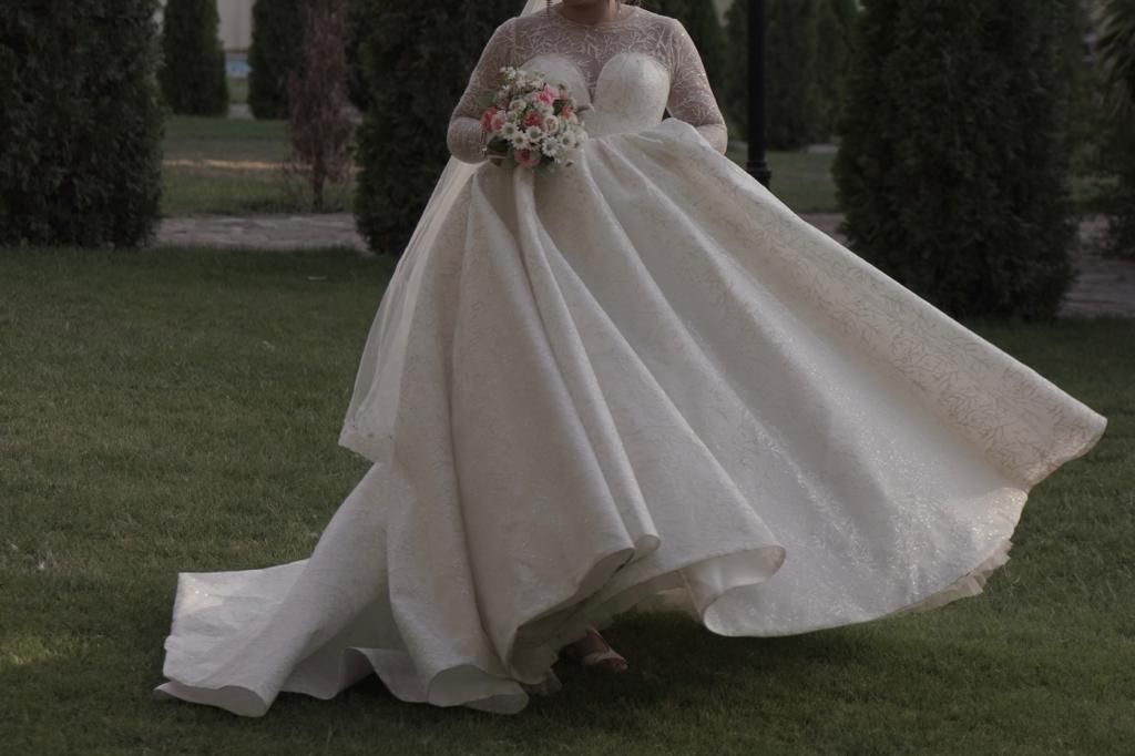 لباس عروس پارچه ترک|لباس|تهران, دروس|دیوار