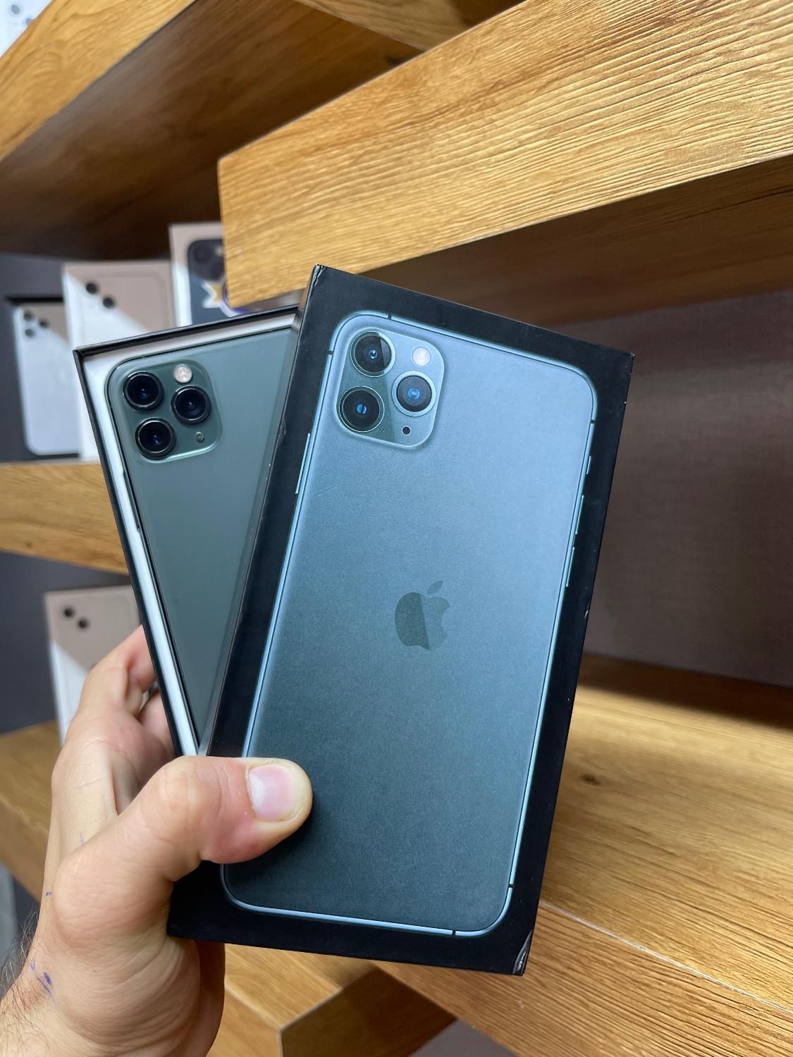 اپل iPhone 11proMax ZA/A 256G دوسیم سبز|موبایل|قزوین, |دیوار
