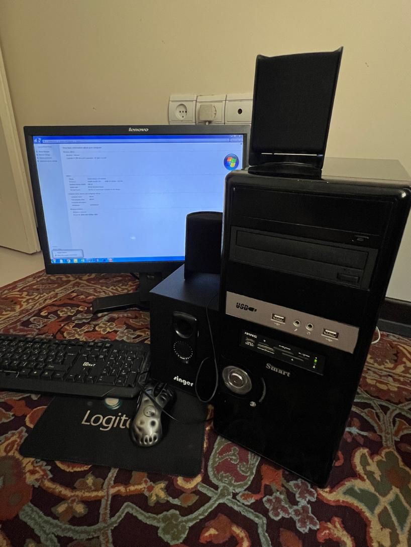 کیس کامپیوتر همراه با مانیتور و لوازم جانبی|رایانه رومیزی|اسلامشهر, شهرک واوان|دیوار