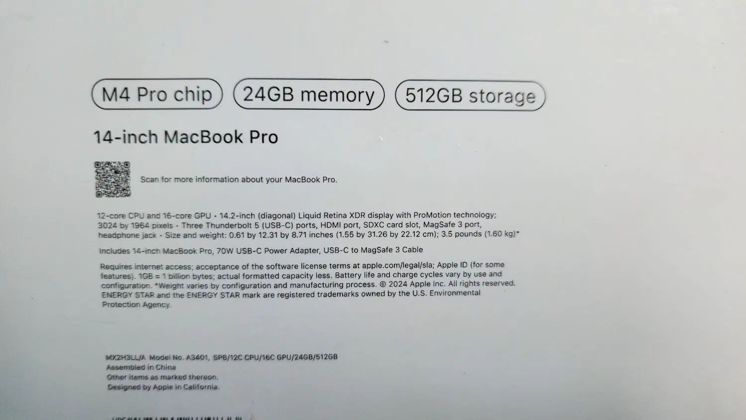 Macbook Pro M4 Pro آکبند|رایانه همراه|تبریز, |دیوار