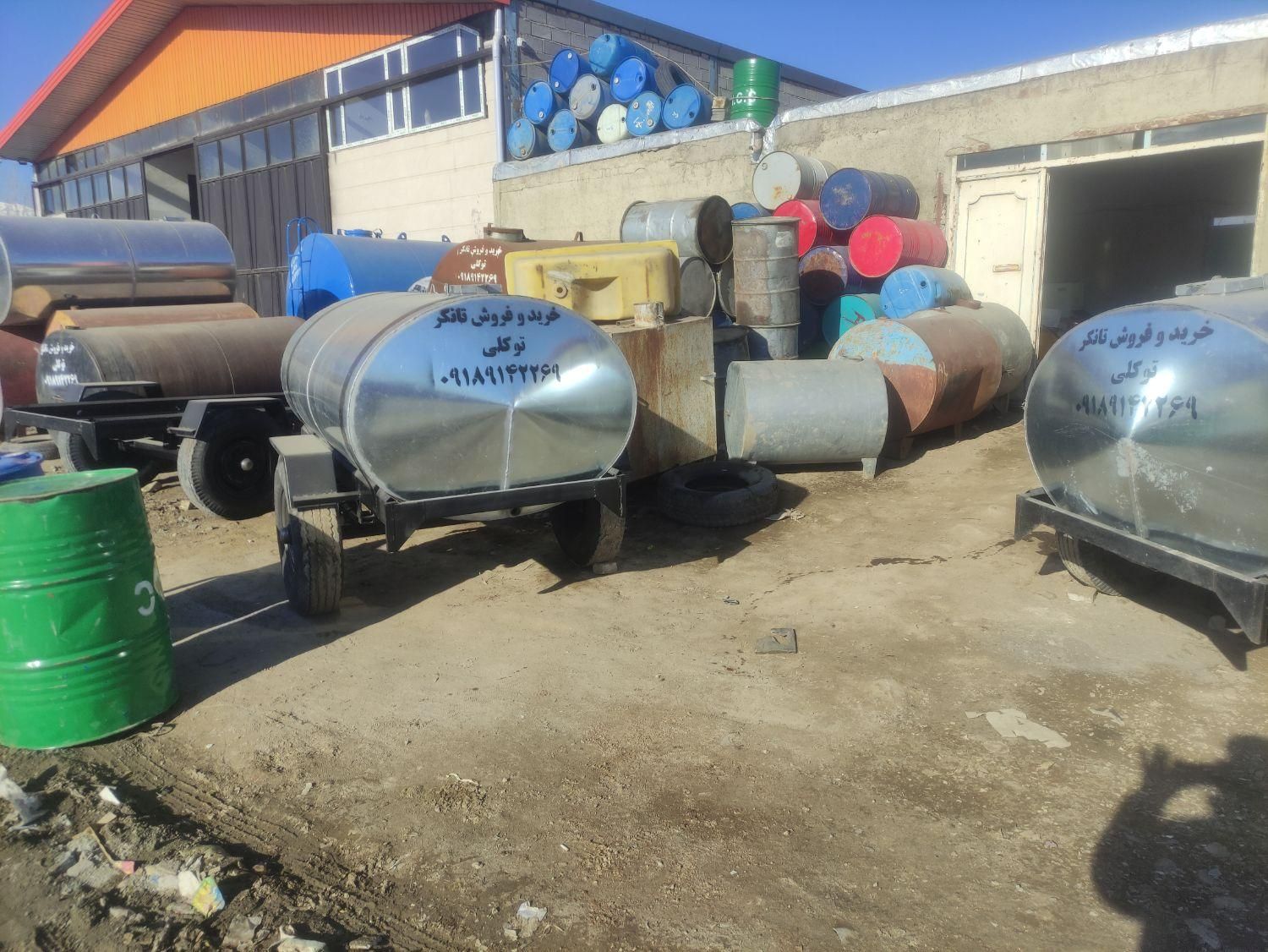 تانکرهای فلزی برای آب وسوخت از500لیتری تا 50هزار|مصالح و تجهیزات ساختمان|همدان, |دیوار