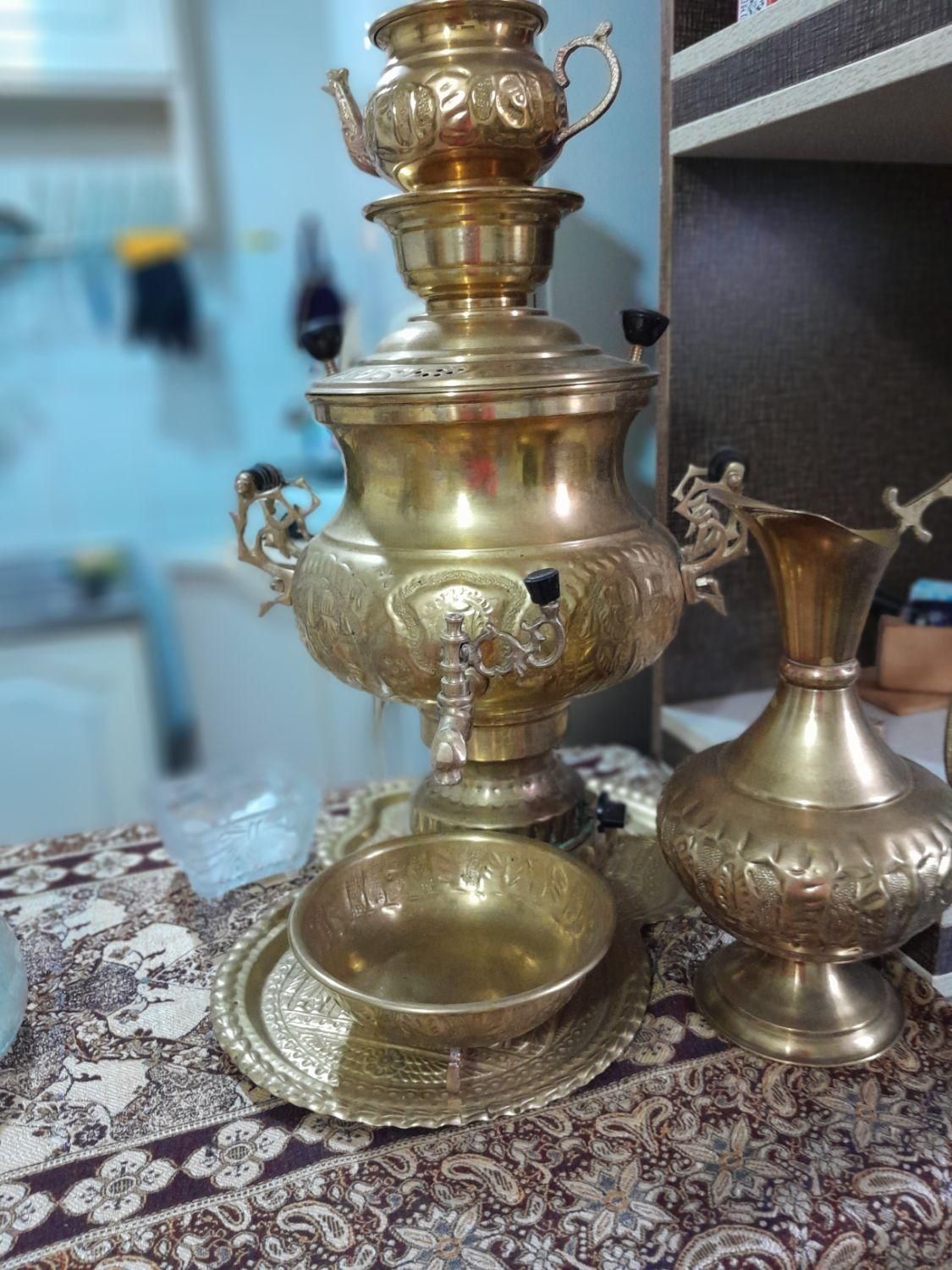 سماور برنجی برقی|سماور، چای‌ساز، قهوه‌ساز|فردیس, |دیوار